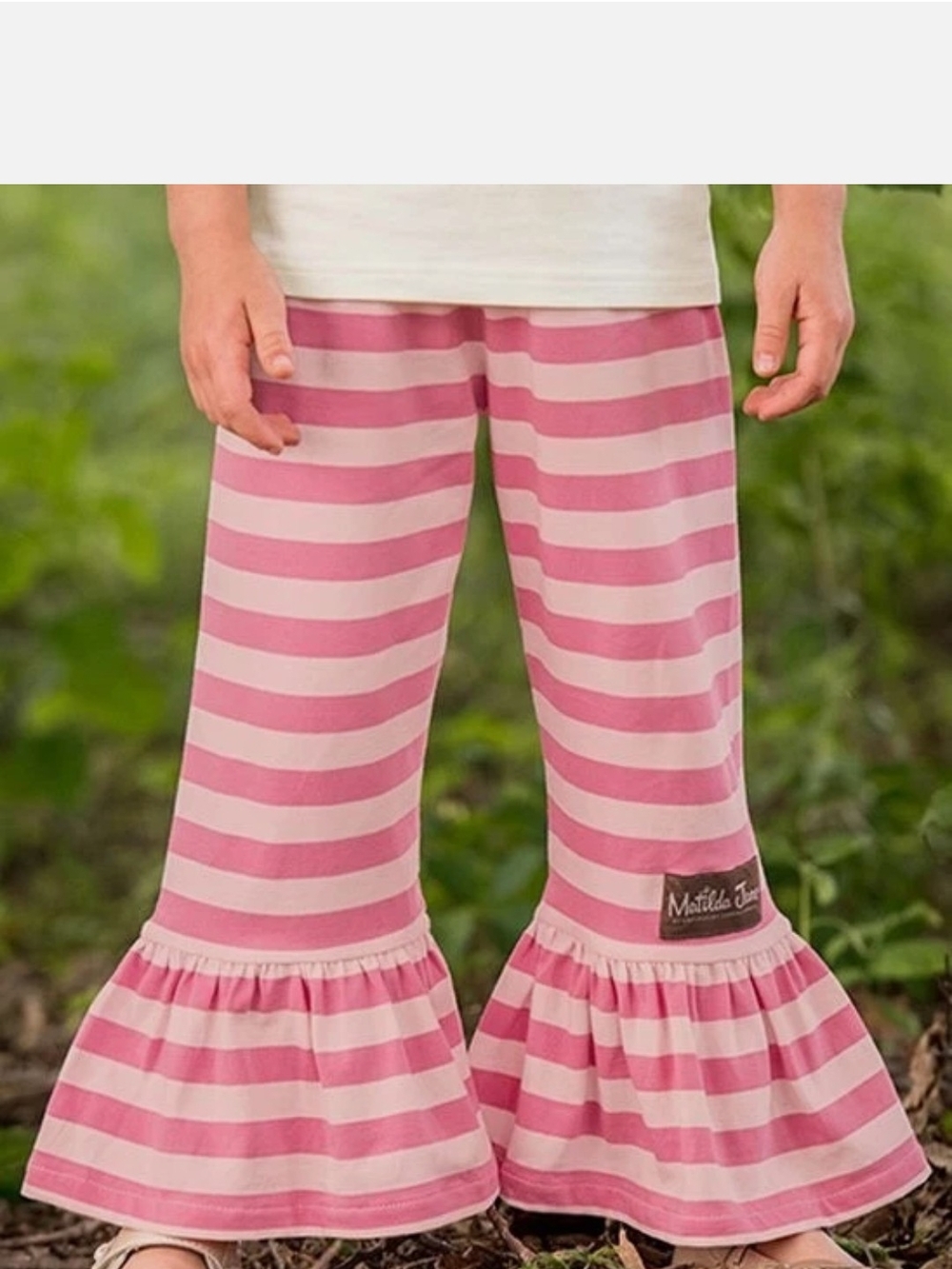 2 Pairs Of Matilda Jane Pink Ruffled Pants